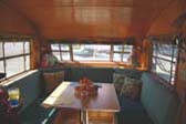 Very Nicely Decorated Dining Area in 1951 Spartanette Tandem Travel Trailer